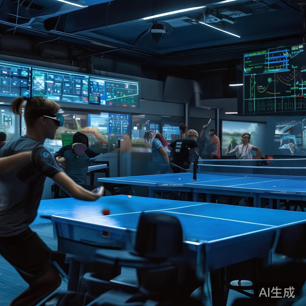 乒乓球非凡体育培训强调采用先进的训练设备，比如专业